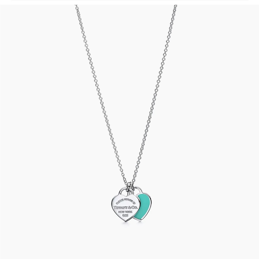 Tiffany & Co. Return to Tiffany Double Heart Tag Pendant Tiffany Blue
